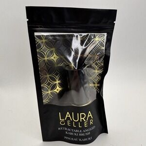 Laura Geller Retractable Angled Kabuki Brush Brand New Travel Makeup Blush